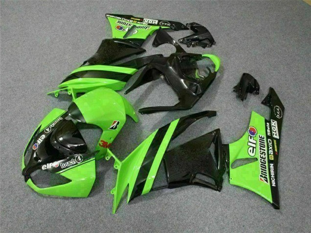 Carene Kawasaki ZX6R 2009-2012 - Nero Verde 3M Touch4 Carene Kawasaki ZX6R 2009-2012 - Nero Verde 3M Touch4