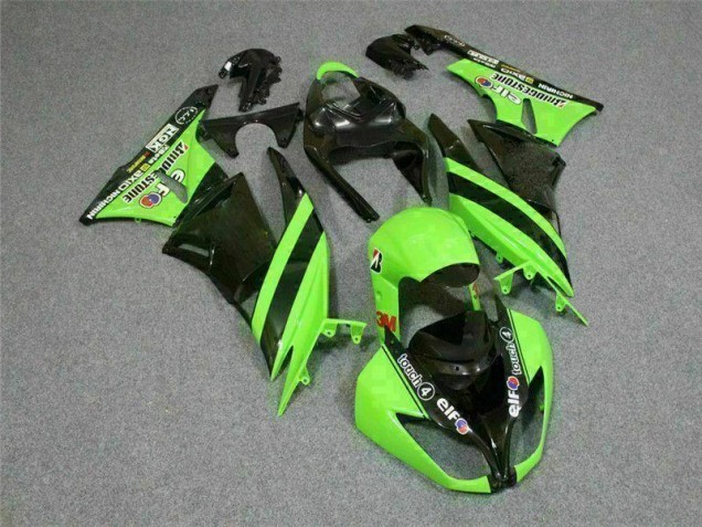 Carene Kawasaki ZX6R 2009-2012 - Nero Verde 3M Touch4 Carene Kawasaki ZX6R 2009-2012 - Nero Verde 3M Touch4