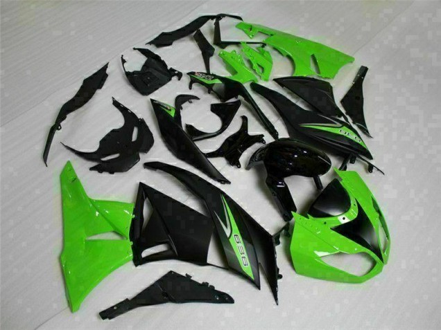 Carene Kawasaki ZX6R 2009-2012 - Nero Verde 636 Carene Kawasaki ZX6R 2009-2012 - Nero Verde 636