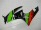 Carene Kawasaki ZX6R 2009-2012 - Nero Verde Rosso Carene Kawasaki ZX6R 2009-2012 - Nero Verde Rosso