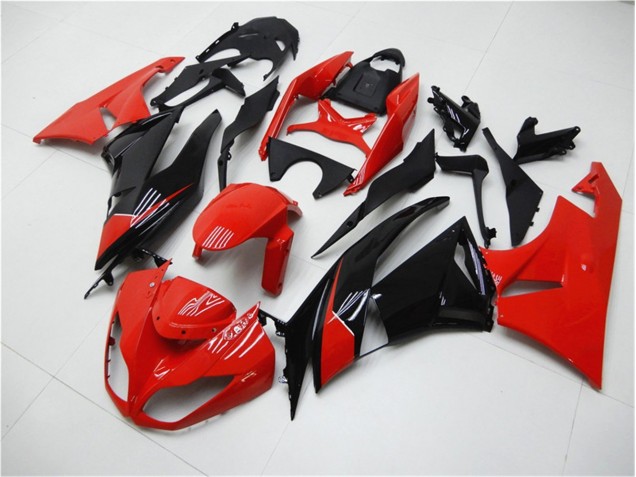 Carene Kawasaki ZX6R 2009-2012 - Rosso Nero Carene Kawasaki ZX6R 2009-2012 - Rosso Nero