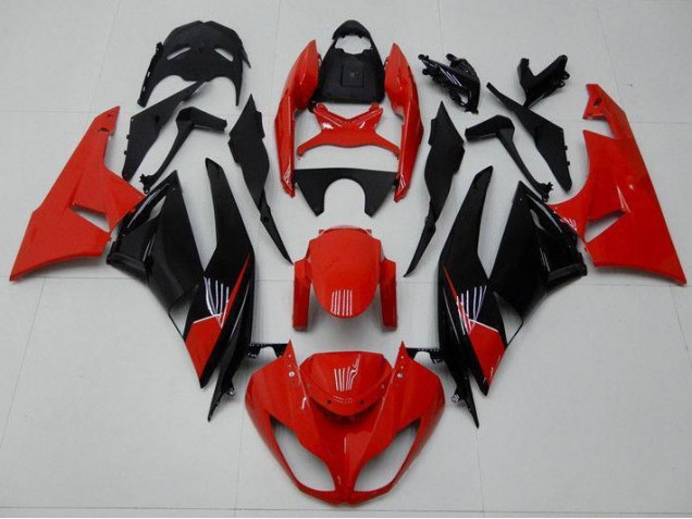 Carene Kawasaki ZX6R 2009-2012 - Rosso Nero Carene Kawasaki ZX6R 2009-2012 - Rosso Nero