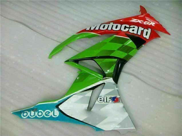 Carene Kawasaki ZX6R 2009-2012 - Rosso Verdecard Carene Kawasaki ZX6R 2009-2012 - Rosso Verdecard