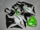 Carene Kawasaki ZX6R 2009-2012 - Verde Nero Bianco 25 Carene Kawasaki ZX6R 2009-2012 - Verde Nero Bianco 25