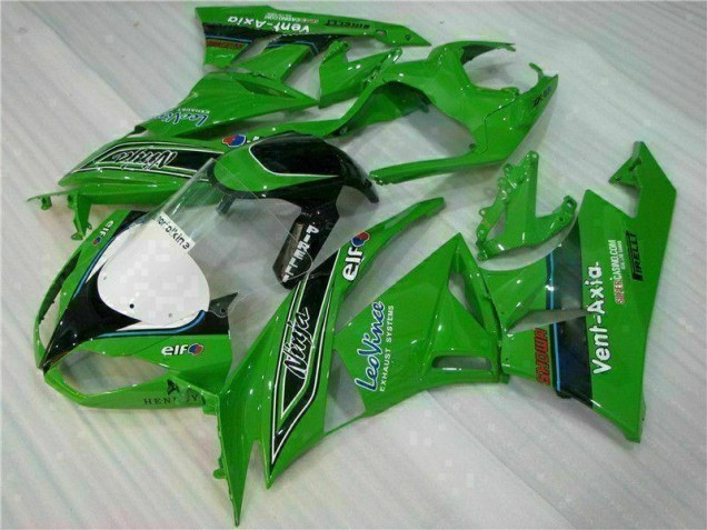 Carene Kawasaki ZX6R 2009-2012 - Verde Nero LeoVince Carene Kawasaki ZX6R 2009-2012 - Verde Nero LeoVince