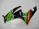 Carene Kawasaki ZX6R 2009-2012 - Verde Nero Rosso Carene Kawasaki ZX6R 2009-2012 - Verde Nero Rosso