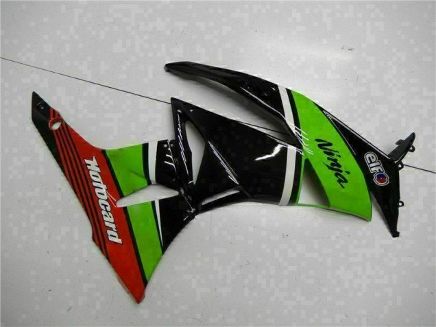 Carene Kawasaki ZX6R 2009-2012 - Verde Nero Rosso Carene Kawasaki ZX6R 2009-2012 - Verde Nero Rosso
