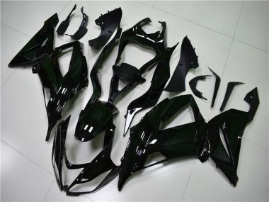 Carene Kawasaki ZX6R 2013-2018 - Lucido Nero
