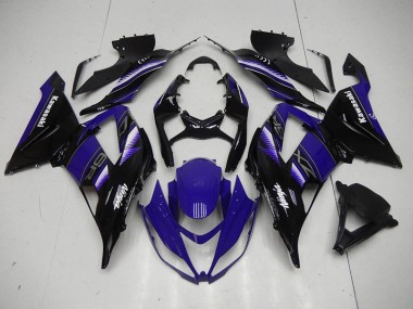Carene Kawasaki ZX6R 2013-2018 - Nero Blu