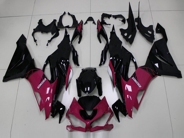 Carene Kawasaki ZX6R 2019-2023 - Rosa Nero Carene Kawasaki ZX6R 2019-2023 - Rosa Nero