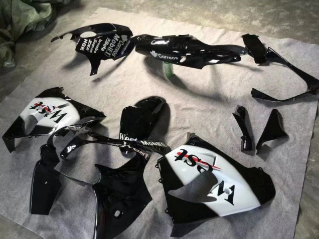 Carene Kawasaki ZX9R 2000-2001 - Lucido Nero Bianco