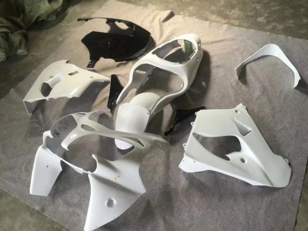 Carene Kawasaki ZX9R 2000-2001 - Pure Bianco Lucido Nero Carene Kawasaki ZX9R 2000-2001 - Pure Bianco Lucido Nero