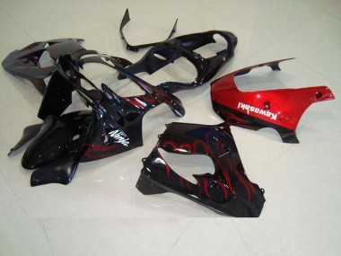 Carene Kawasaki ZX9R 2000-2001 - Rosso Fiamma