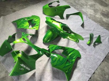 Carene Kawasaki ZX9R 2000-2001 - Verde Verde Fiamma