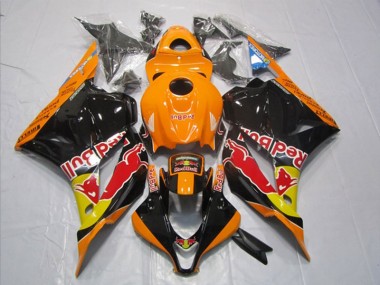 Carene & Plastica Honda CBR 600 RR 2009-2012 - Nero Arancia Red Bull