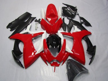 Carene & Plastica Suzuki GSXR 600 K6 2006-2007 - Rosso Nero