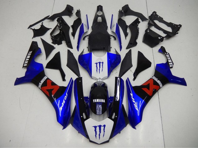 Carene & Plastica Yamaha R1 2015-2019 - Nero Blu