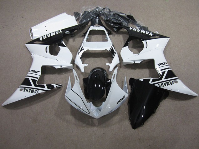 Carene & Plastica Yamaha R6 2003-2005 - Bianco Nero