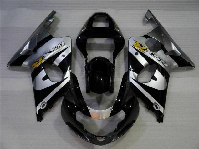 Carene Suzuki GSXR 1000 K1 2000-2002 - Argento Nero Carene Suzuki GSXR 1000 K1 2000-2002 - Argento Nero