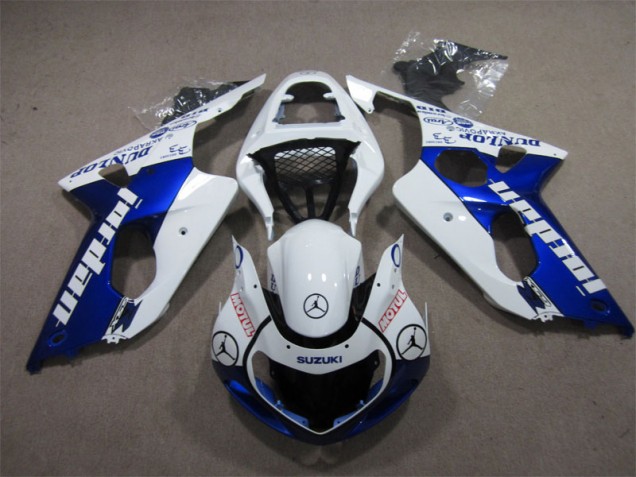 Carene Suzuki GSXR 1000 K1 2000-2002 - Blu Bianco Jordan Motul