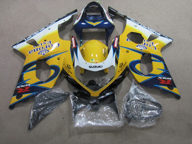 Carene Suzuki GSXR 1000 K1 2000-2002 - Giallo Blu Corona Extra