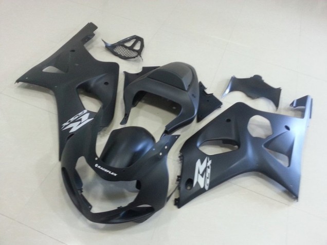 Carene Suzuki GSXR 1000 K1 2000-2002 - Nero Opaco con Argento GSXR Carene Suzuki GSXR 1000 K1 2000-2002 - Nero Opaco con Argento GSXR