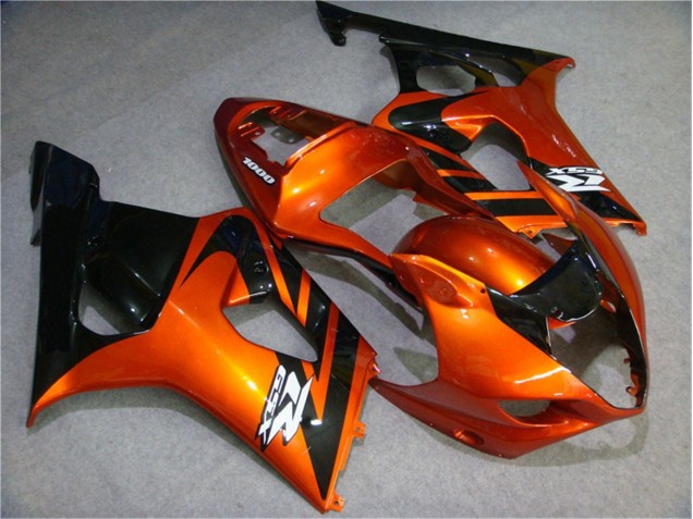 Carene Suzuki GSXR 1000 K3 2003-2004 - Arancia Nero