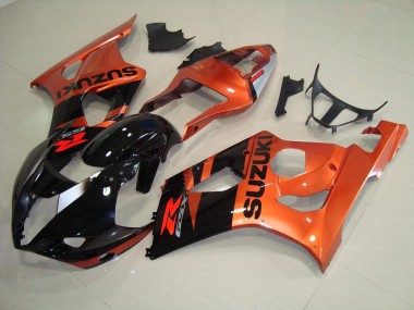 Carene Suzuki GSXR 1000 K3 2003-2004 - Arancia & Nero