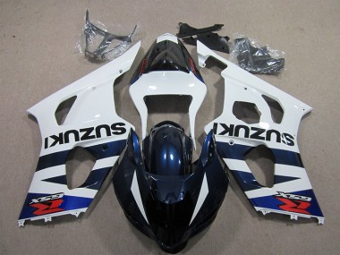 Carene Suzuki GSXR 1000 K3 2003-2004 - Bianco Blu Nero Decal