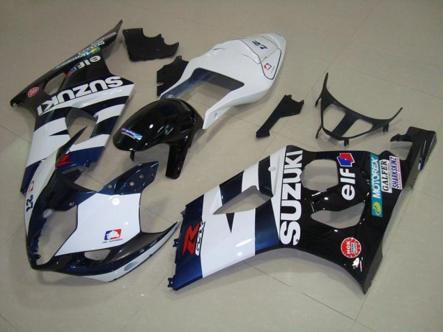 Carene Suzuki GSXR 1000 K3 2003-2004 - Bianco Nero Elf Carene Suzuki GSXR 1000 K3 2003-2004 - Bianco Nero Elf