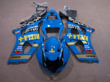 Carene Suzuki GSXR 1000 K3 2003-2004 - Blu Rizla Q8 Oils