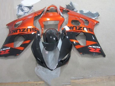 Carene Suzuki GSXR 1000 K3 2003-2004 - Nero Arancia