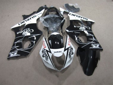 Carene Suzuki GSXR 1000 K3 2003-2004 - Nero Bianco Corona Extra Motul