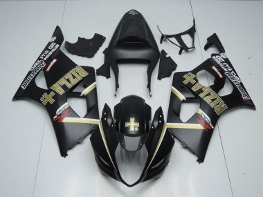 Carene Suzuki GSXR 1000 K3 2003-2004 - Nero Opaco Rizla