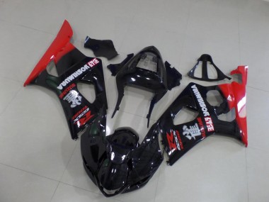 Carene Suzuki GSXR 1000 K3 2003-2004 - Nero & Rosso