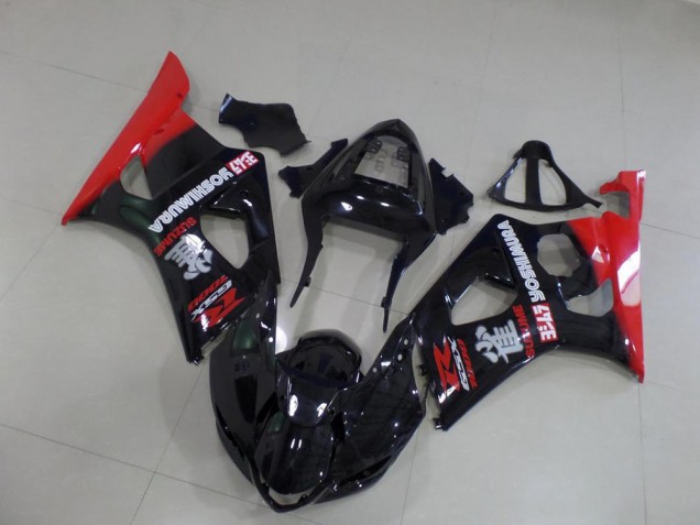 Carene Suzuki GSXR 1000 K3 2003-2004 - Nero & Rosso