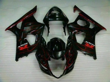 Carene Suzuki GSXR 1000 K3 2003-2004 - Rosso Fiamma
