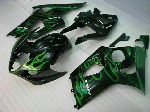 Carene Suzuki GSXR 1000 K3 2003-2004 - Verde Nero Carene Suzuki GSXR 1000 K3 2003-2004 - Verde Nero