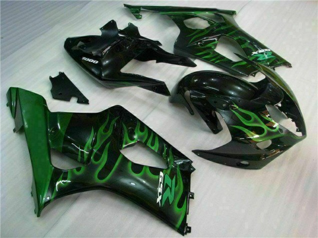 Carene Suzuki GSXR 1000 K3 2003-2004 - Verde Nero Carene Suzuki GSXR 1000 K3 2003-2004 - Verde Nero