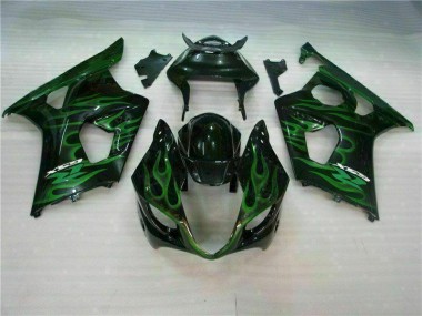Carene Suzuki GSXR 1000 K3 2003-2004 - Verde Nero