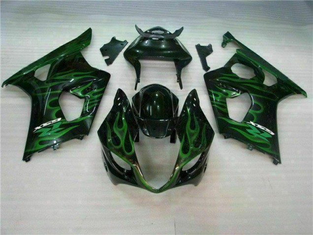 Carene Suzuki GSXR 1000 K3 2003-2004 - Verde Nero Carene Suzuki GSXR 1000 K3 2003-2004 - Verde Nero