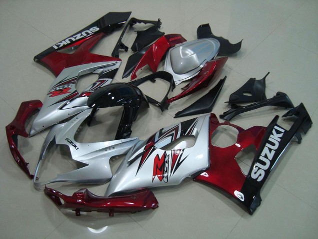 Carene Suzuki GSXR 1000 K5 2005-2006 - Argento Rosso