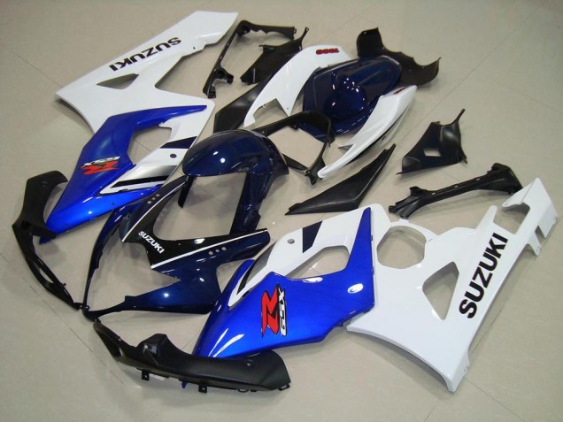 Carene Suzuki GSXR 1000 K5 2005-2006 - Blu Bianco Nero