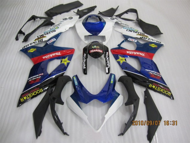 Carene Suzuki GSXR 1000 K5 2005-2006 - Blu Nero Rockstar