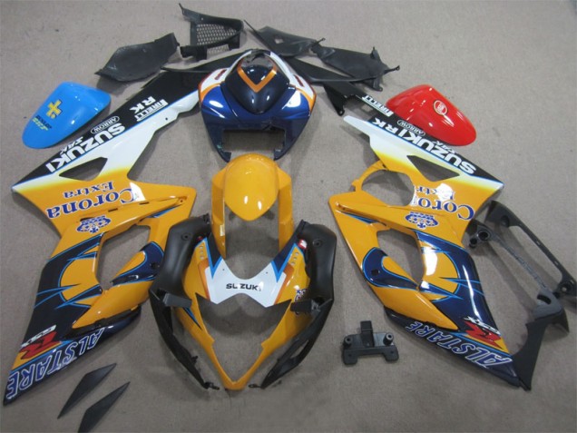 Carene Suzuki GSXR 1000 K5 2005-2006 - Giallo Blu Corona Extra Carene Suzuki GSXR 1000 K5 2005-2006 - Giallo Blu Corona Extra