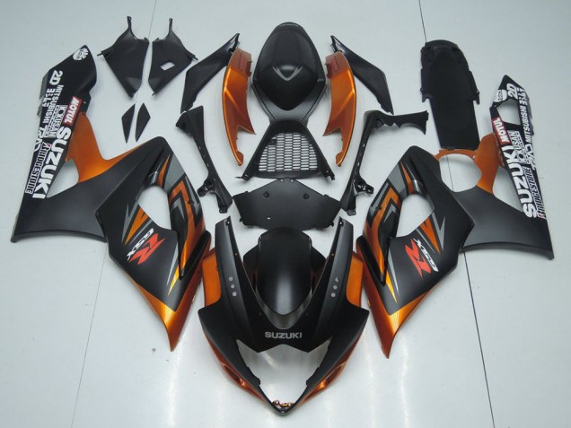 Carene Suzuki GSXR 1000 K5 2005-2006 - Marrone & Nero Opaco Carene Suzuki GSXR 1000 K5 2005-2006 - Marrone & Nero Opaco