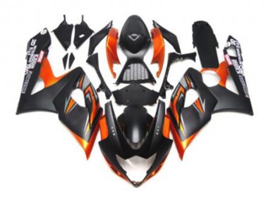 Carene Suzuki GSXR 1000 K5 2005-2006 - Nero Arancia