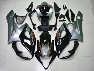 Carene Suzuki GSXR 1000 K5 2005-2006 - Nero Argento