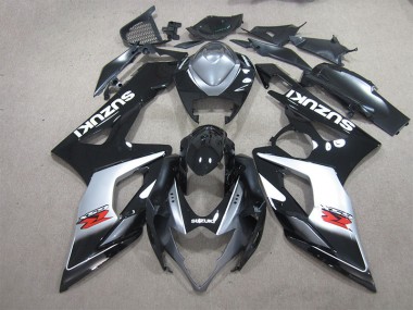Carene Suzuki GSXR 1000 K5 2005-2006 - Nero Bianco Decal