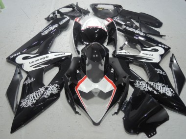 Carene Suzuki GSXR 1000 K5 2005-2006 - Nero Bianco Faro